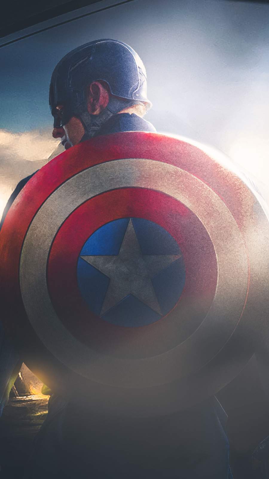 Captain America Shield Wallpaper iPhone