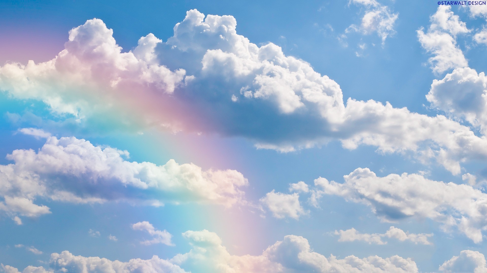 Clouds Design Wallpaper Rainbows Skyscapes
