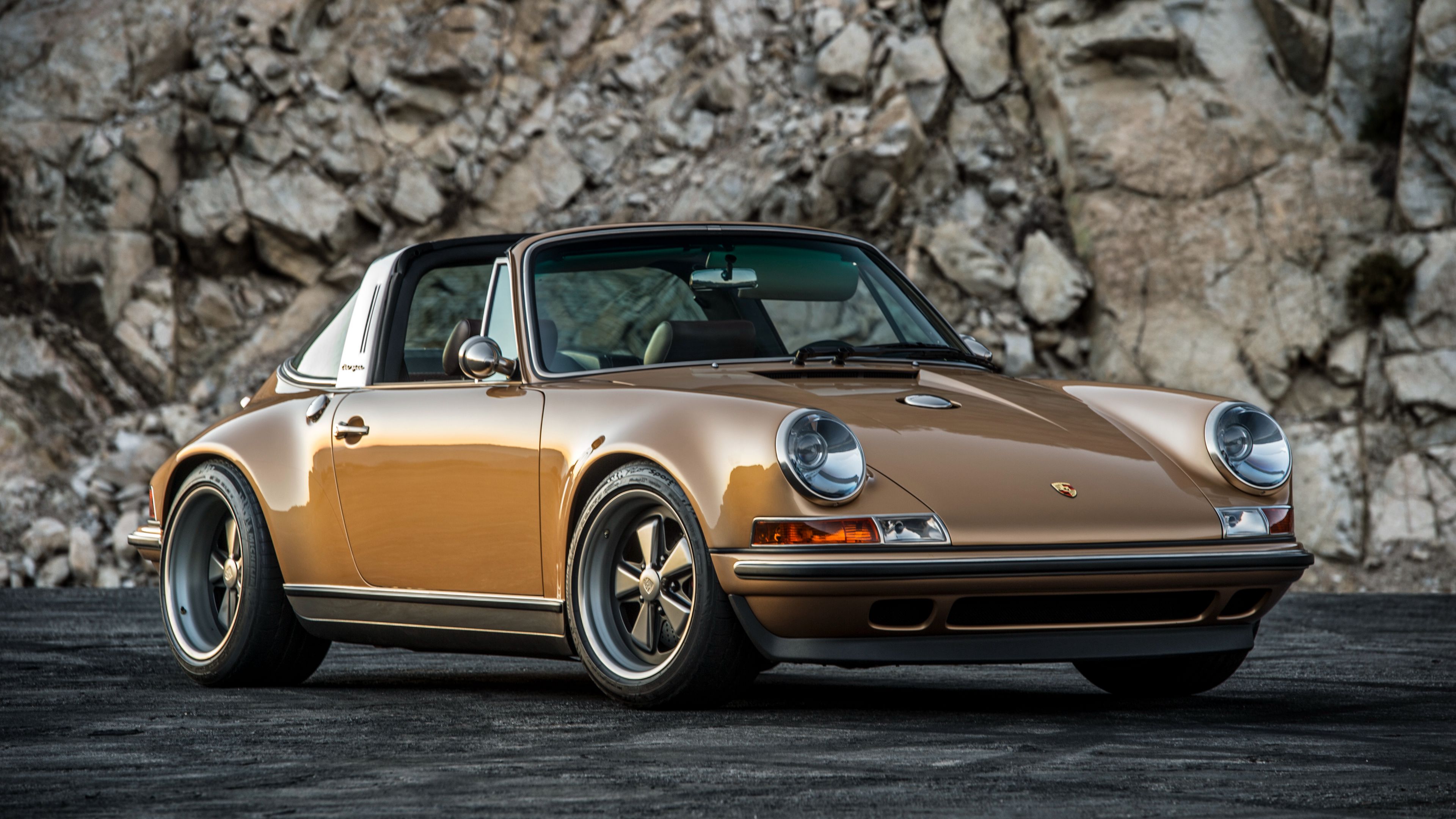 Porsche Singer Side 4k Wallpaper