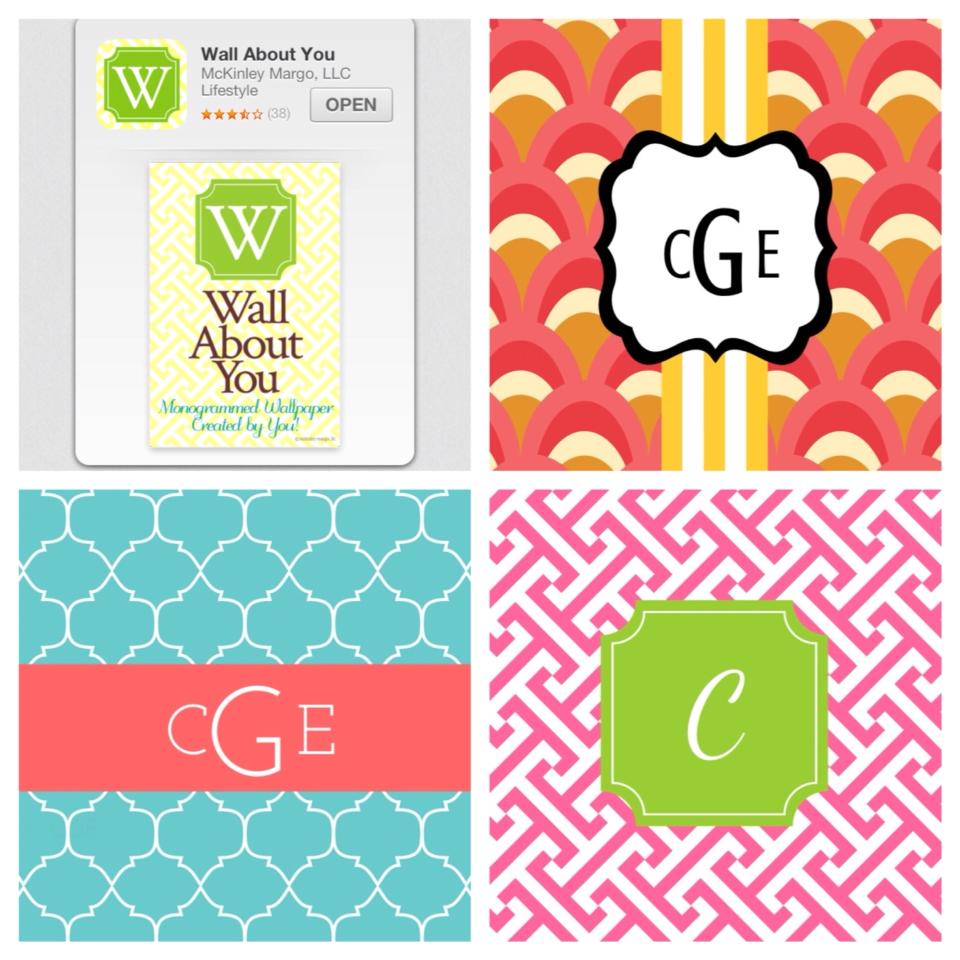 Apps Are Very Easy To Use And Make Great Monogramed Background Image
