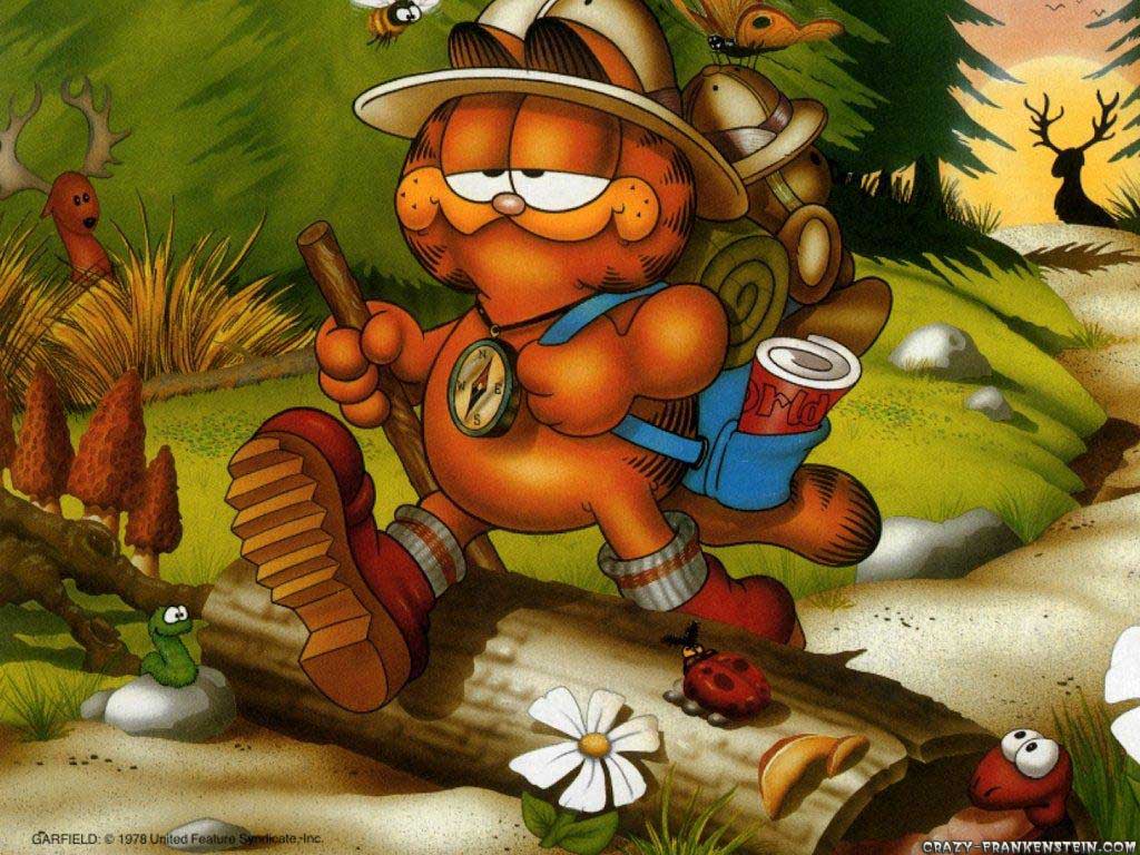 Wallpaper Garfield Mountaineer