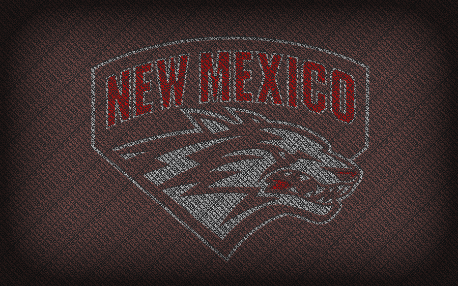 Unm Lobo Wallpaper New Mexico Lobos Typography By