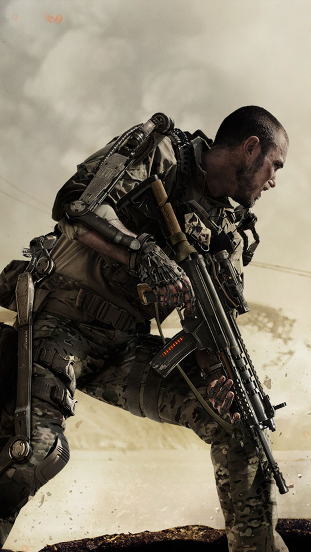 Call Of Duty Advanced Warfare iPhone 5s 5c Wallpaper