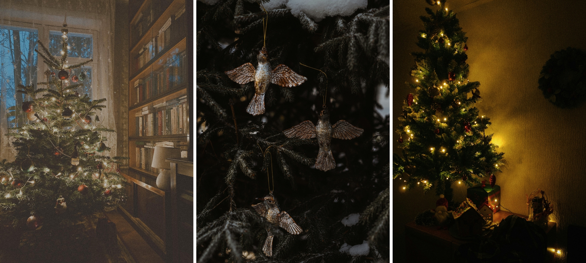 Dark Christmas Aesthetic Wallpaper For iPhone
