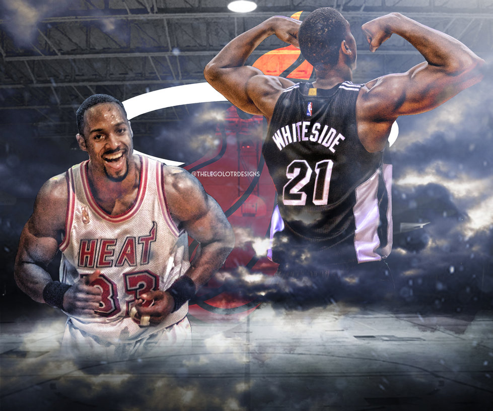 Alonzo Mourning And Hassan Whiteside By Thelegolotr On