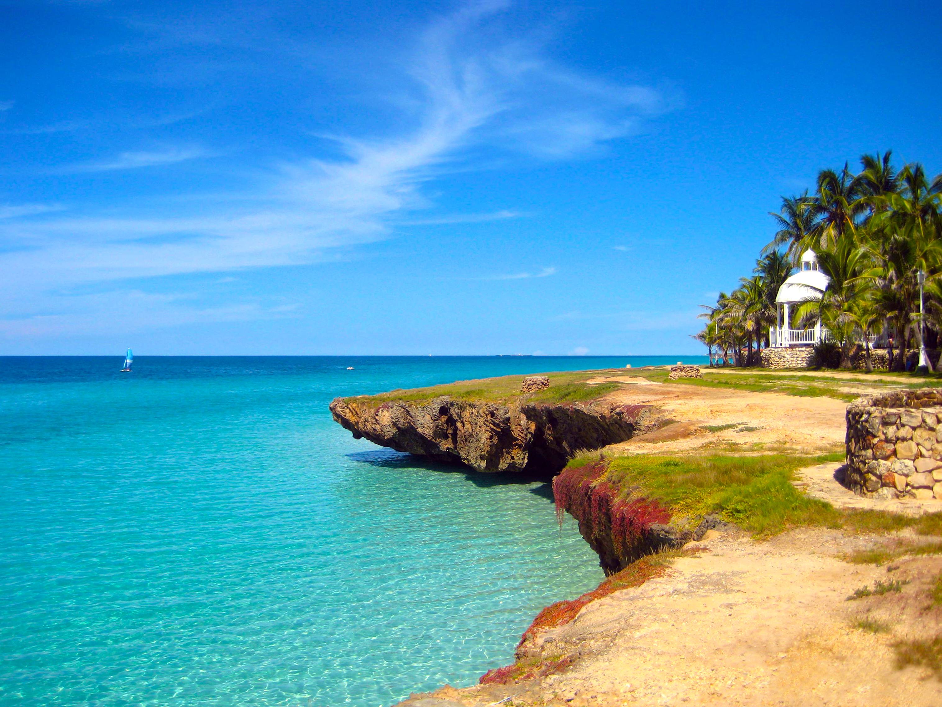 Wallpaper Caribbean Beach Hotel Desktop