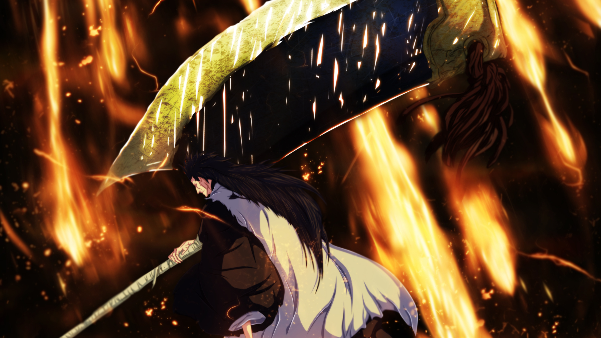 Kenpachi Zaraki Bankai Release Bleach Anime Character HD