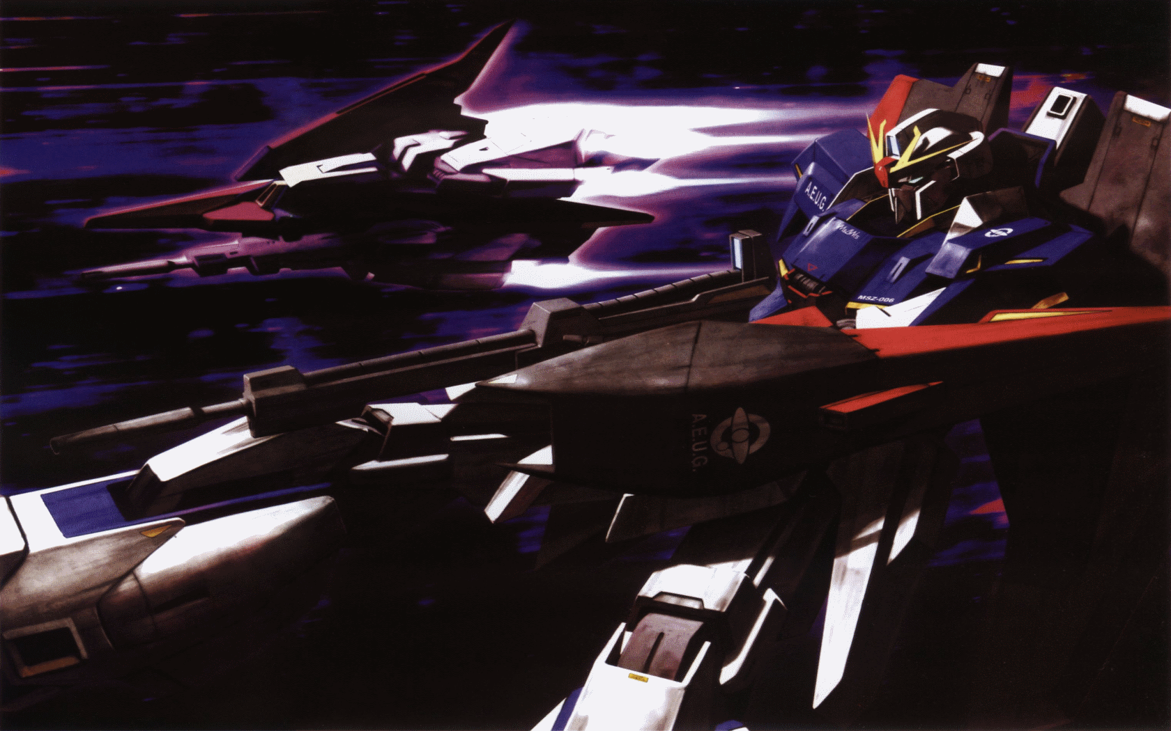 Ing Gundam Zeta Waverider HD Wallpaper Color Palette Tags