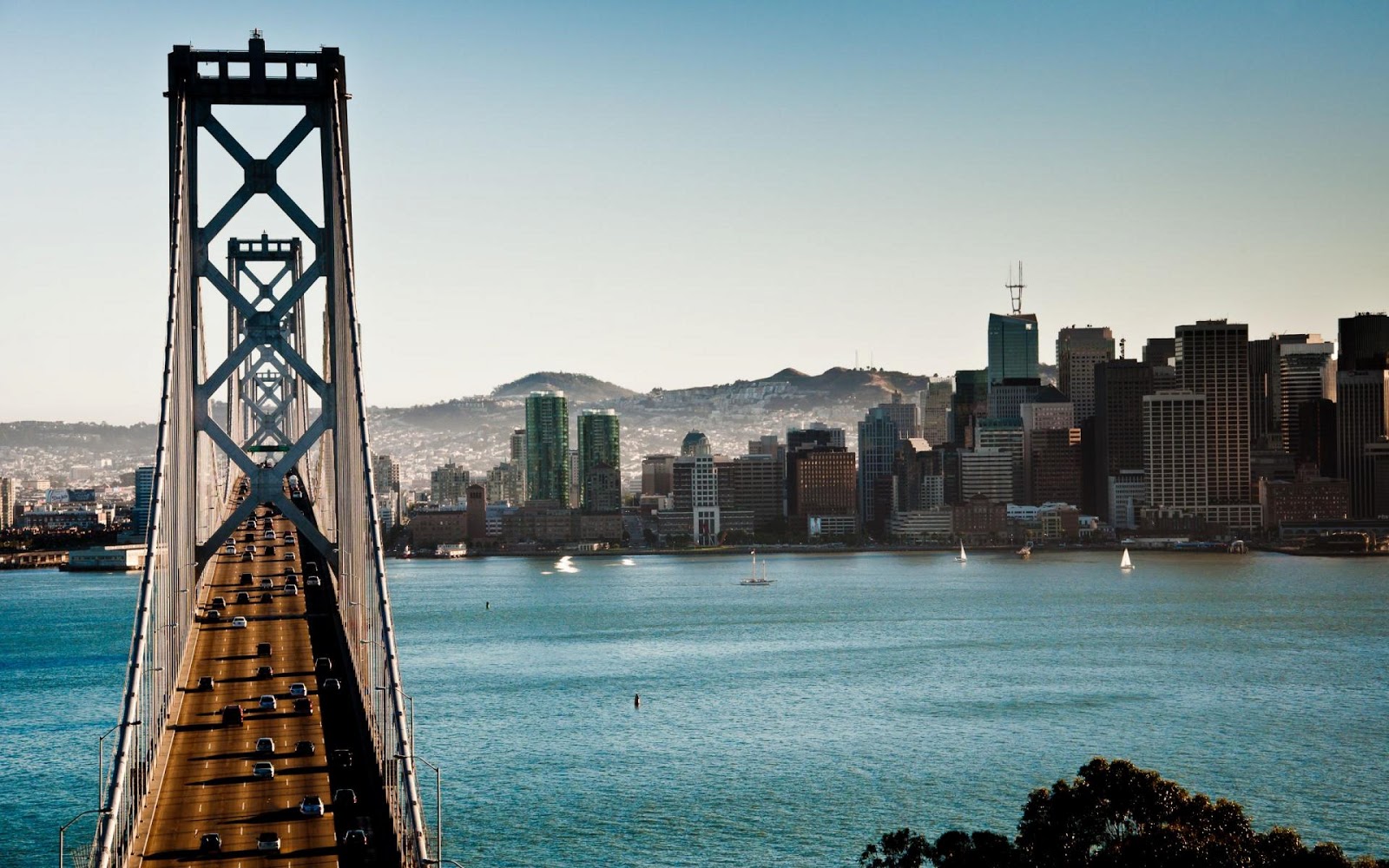 Oakland Bay Bridge Full HD Desktop Wallpaper 1080p