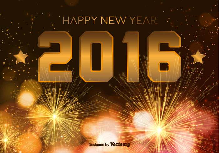 happy new year 2016 an energetic happy new year 2016 background for