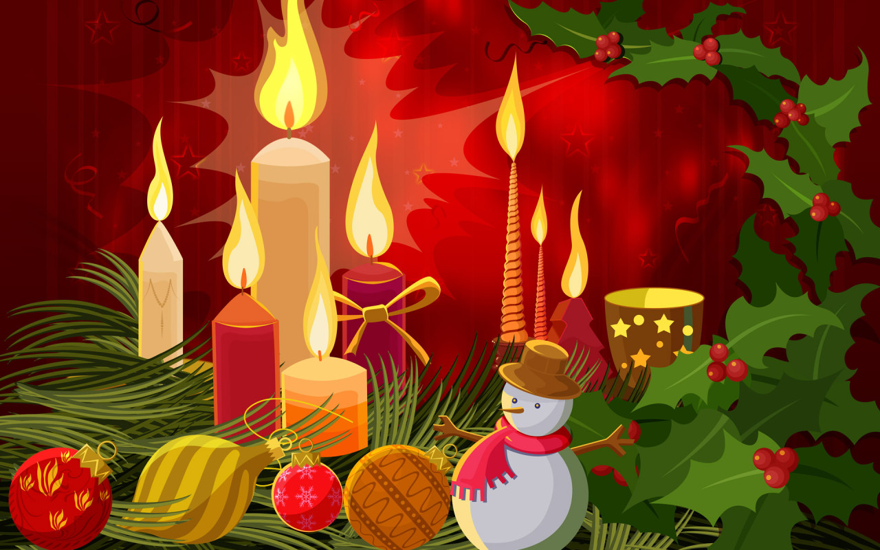 Wallpaper Christmas Background Pc