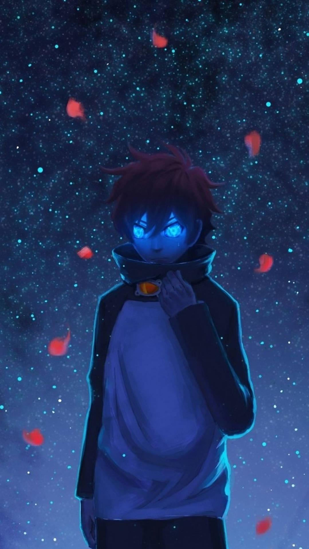 Download Glowing Eyes Anime IPhone Wallpaper