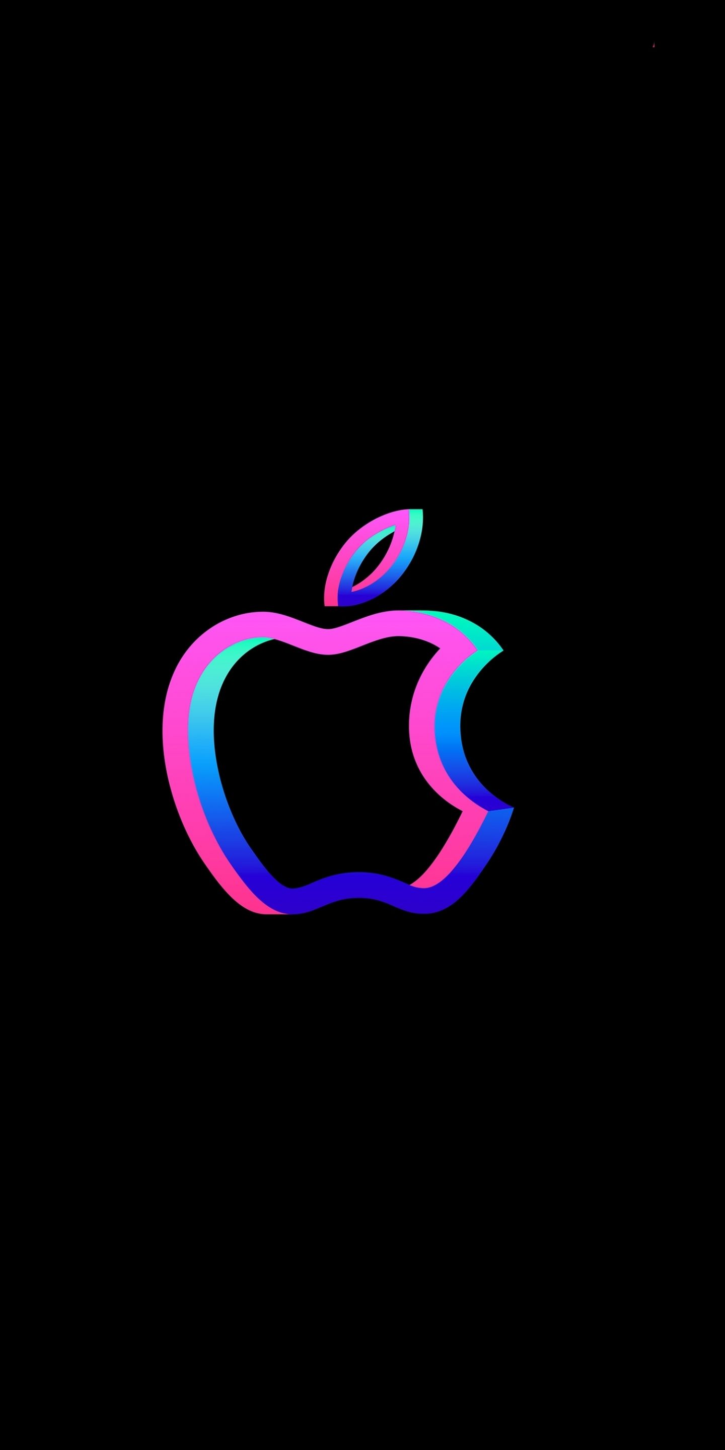 Apple Logo Amoled Wallpaper