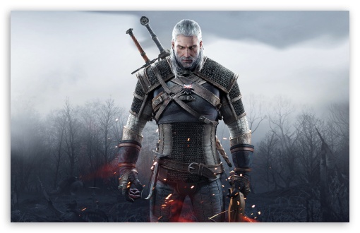 Witcher Wild Hunt Geralt Of Rivia HD Wallpaper For Standard