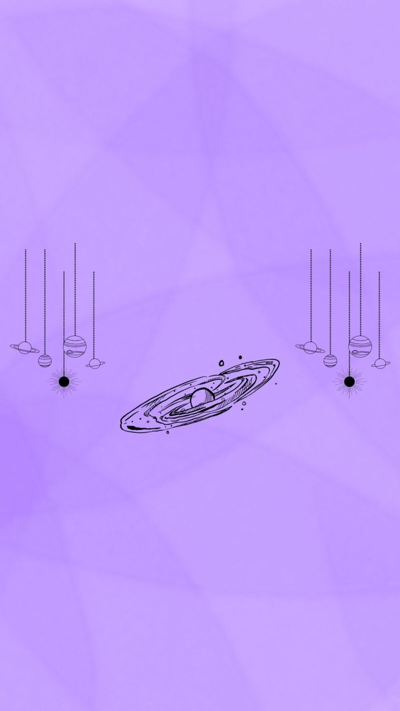 Beautiful Purple Phone Wallpaper Designs