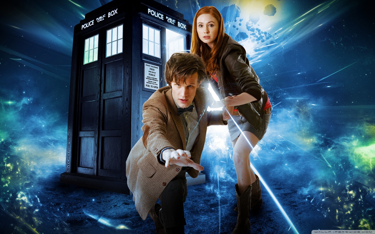 Doctor Who Matt Smith And Karen Gillan HD Desktop