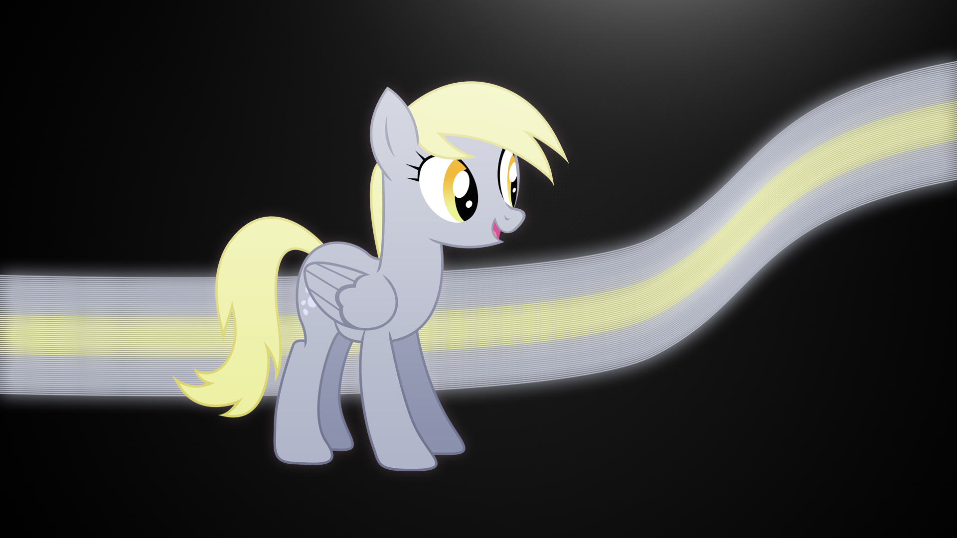 My Little Pony Friendship Is Magic Derpy Blue And Gold Wallpaper
