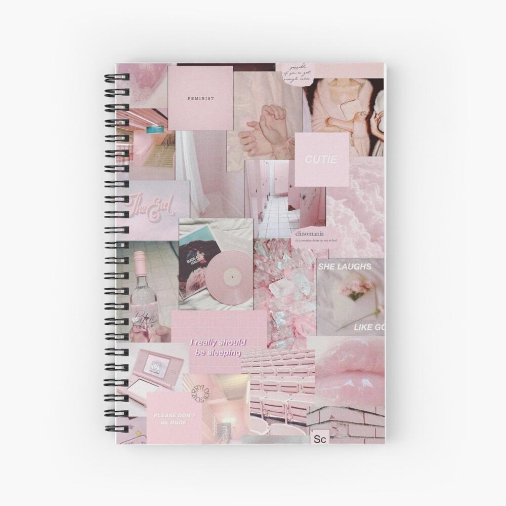 Soft Pink Aesthetic Collage Instagram Mood Board Theme Wallpaper
