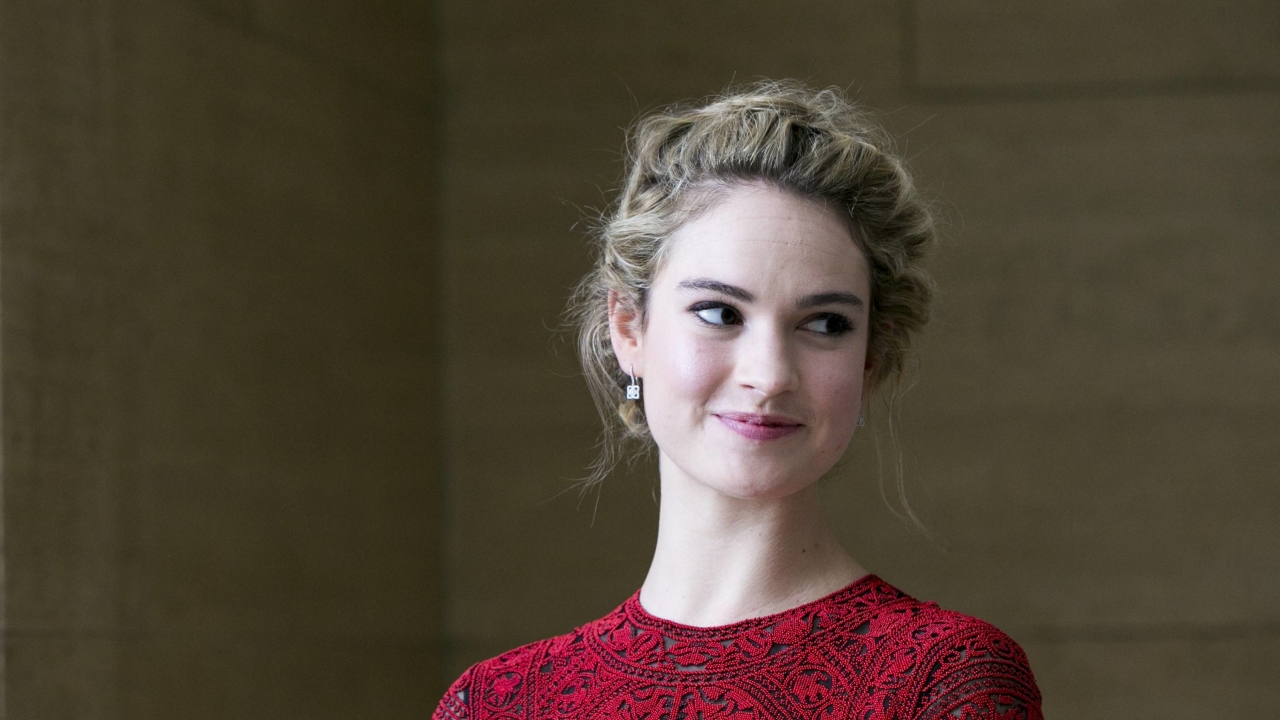 Lily James 720p Wallpaper HD Celebrities 4k