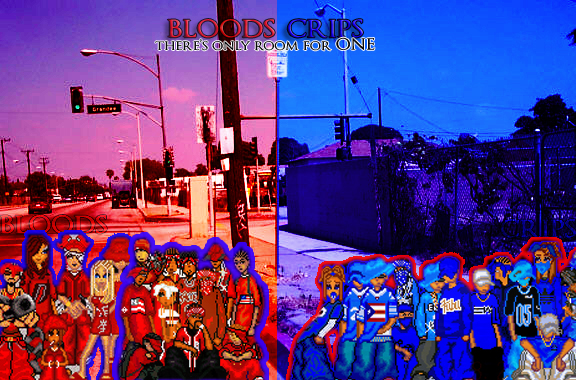 Bloods Vs Crips By Kmcpaladin