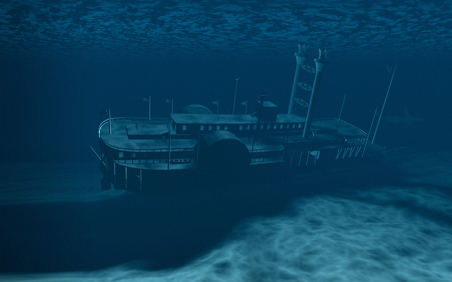Underwater Wallpaper HD Shipwreck