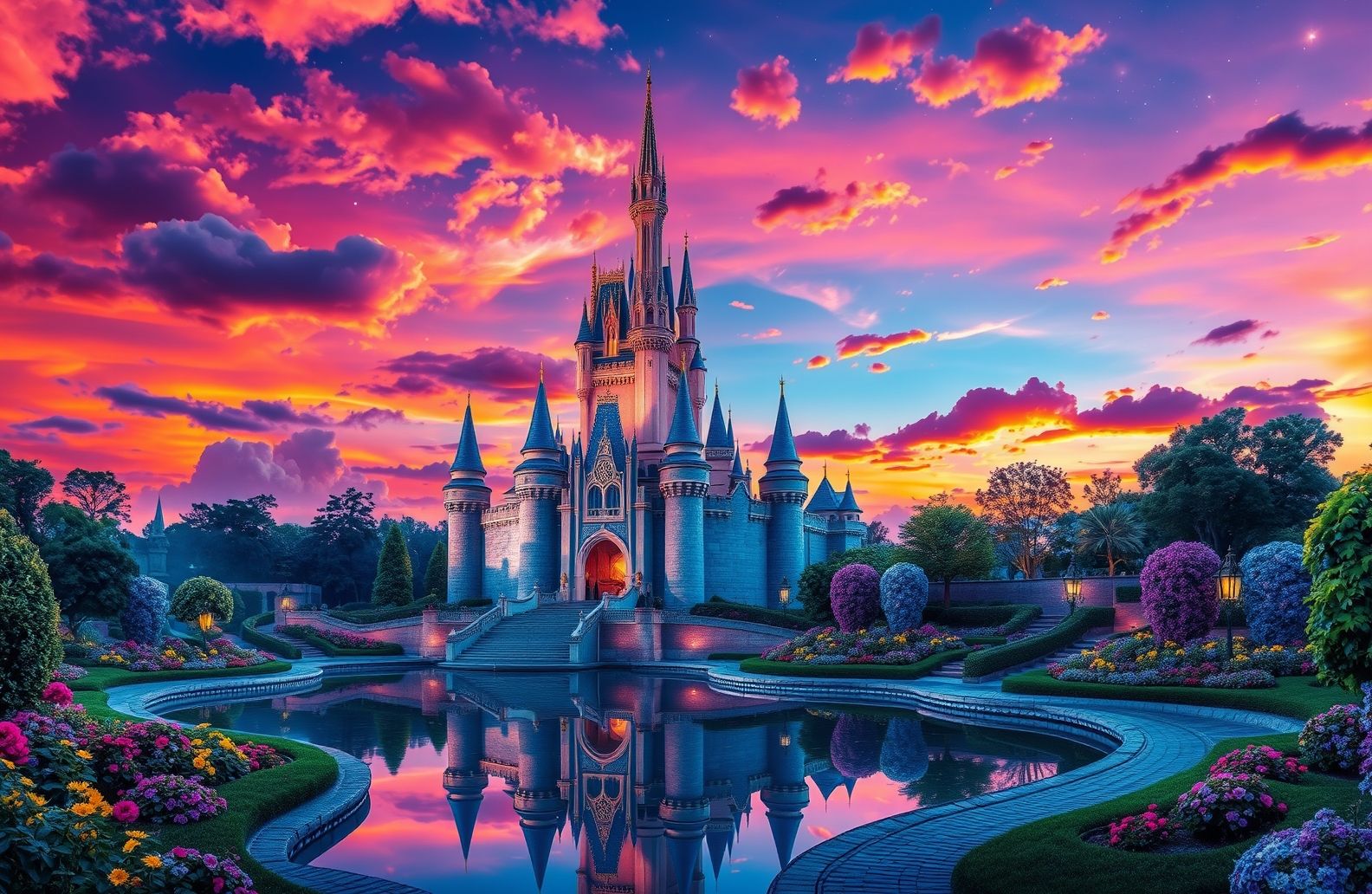 Disney Castle Wallpaper Hd