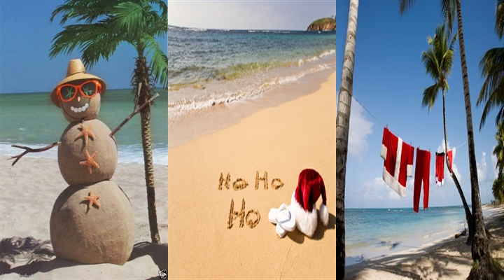 S5230 Wallpaper By Erisa Christmas At The Beach Funny Jpg