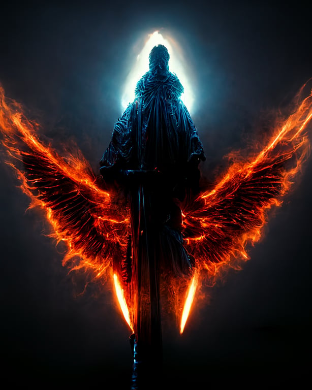 Fire Wings Wallpaper