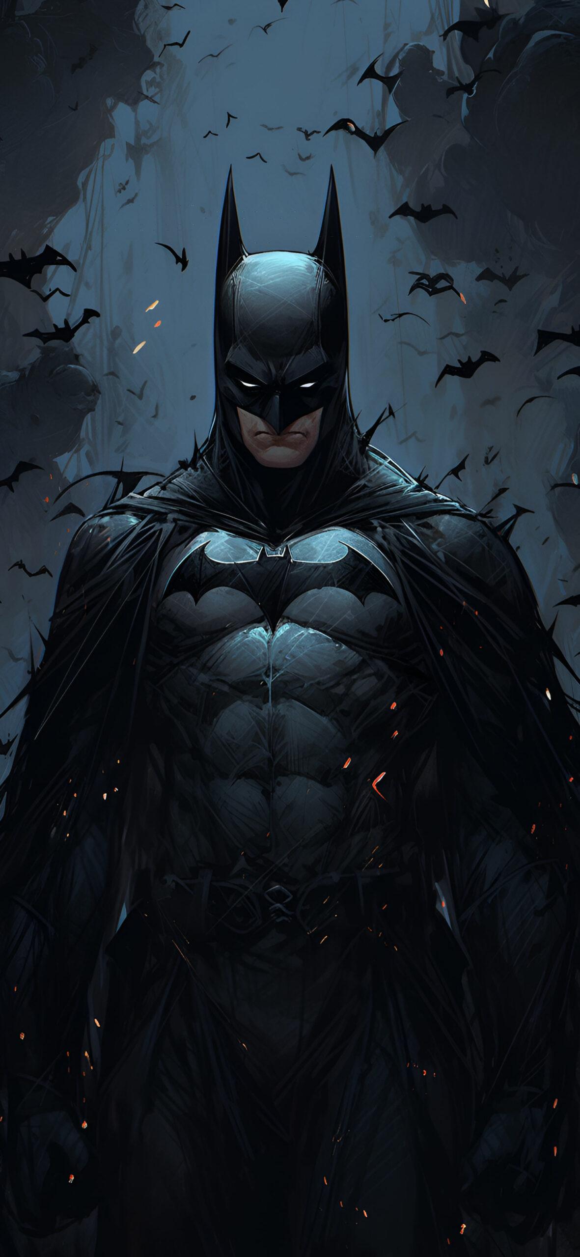 Dc Ics Batman Bats Dark Wallpaper 4k