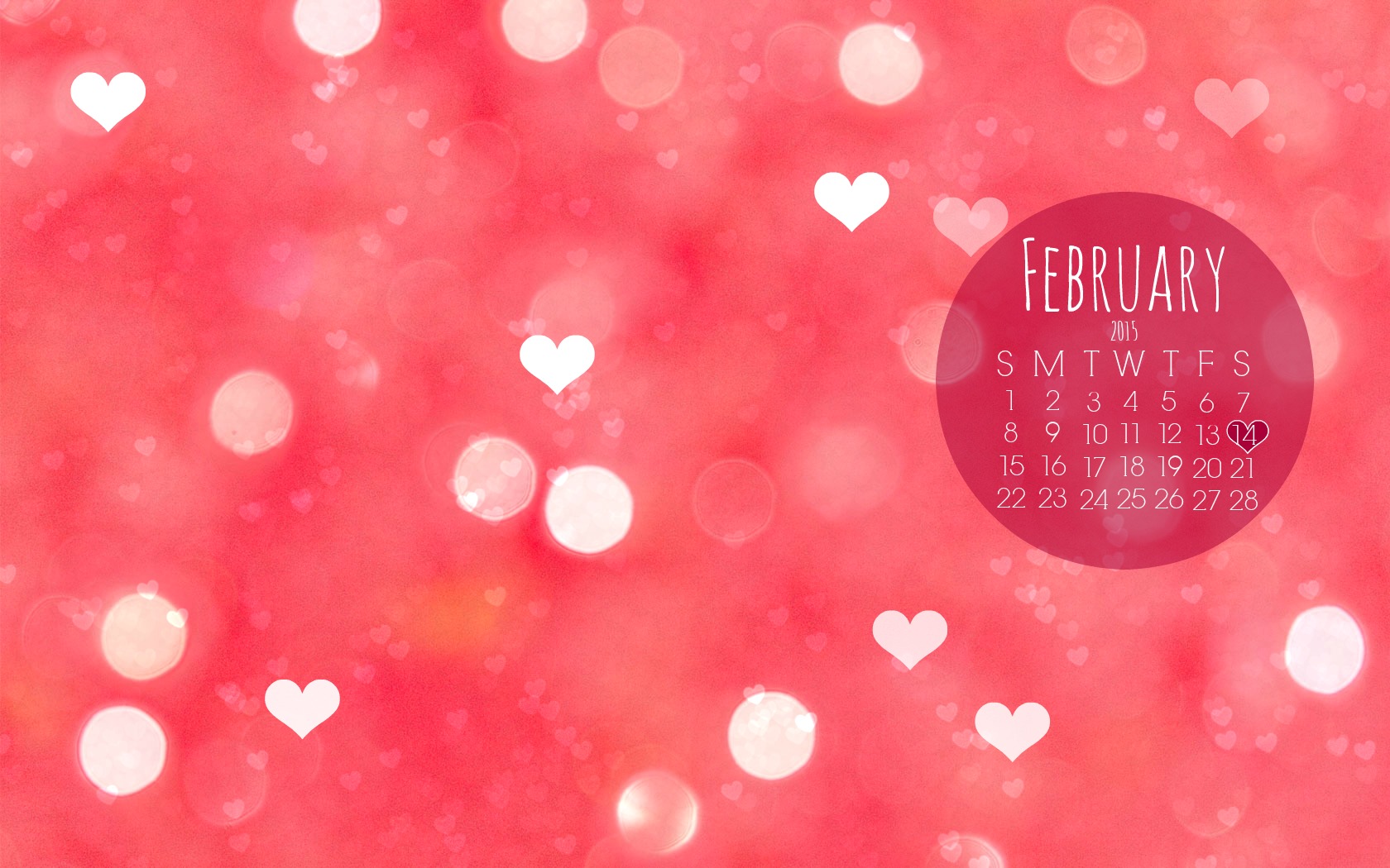 Free Wallpaper Background For February / February Calendar Wallpaper