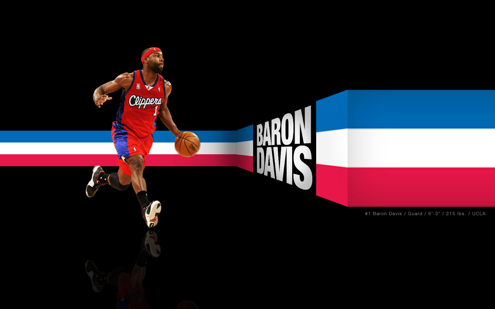 Baron Davis La Clippers Widescreen Wallpaper Basketball