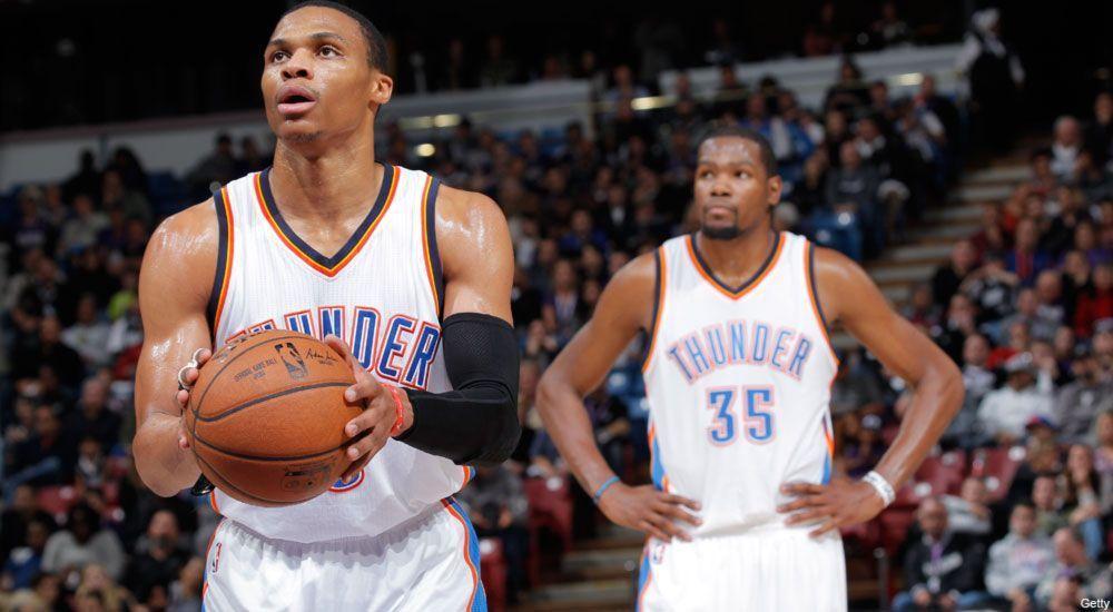 Kevin Durant And Russell Westbrook Wallpaper