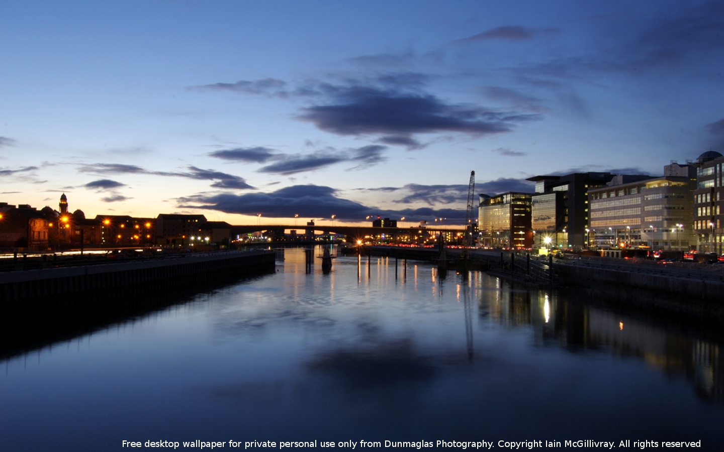 Desktop Wallpaper Glasgow Sunset Dunmaglas Photography