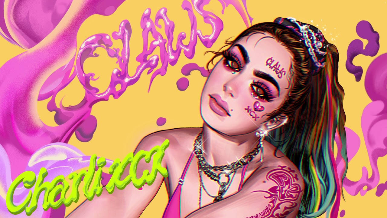 Charli Xcx Claws Caricature Kqc9g45sdgbugy7x Wallpaper