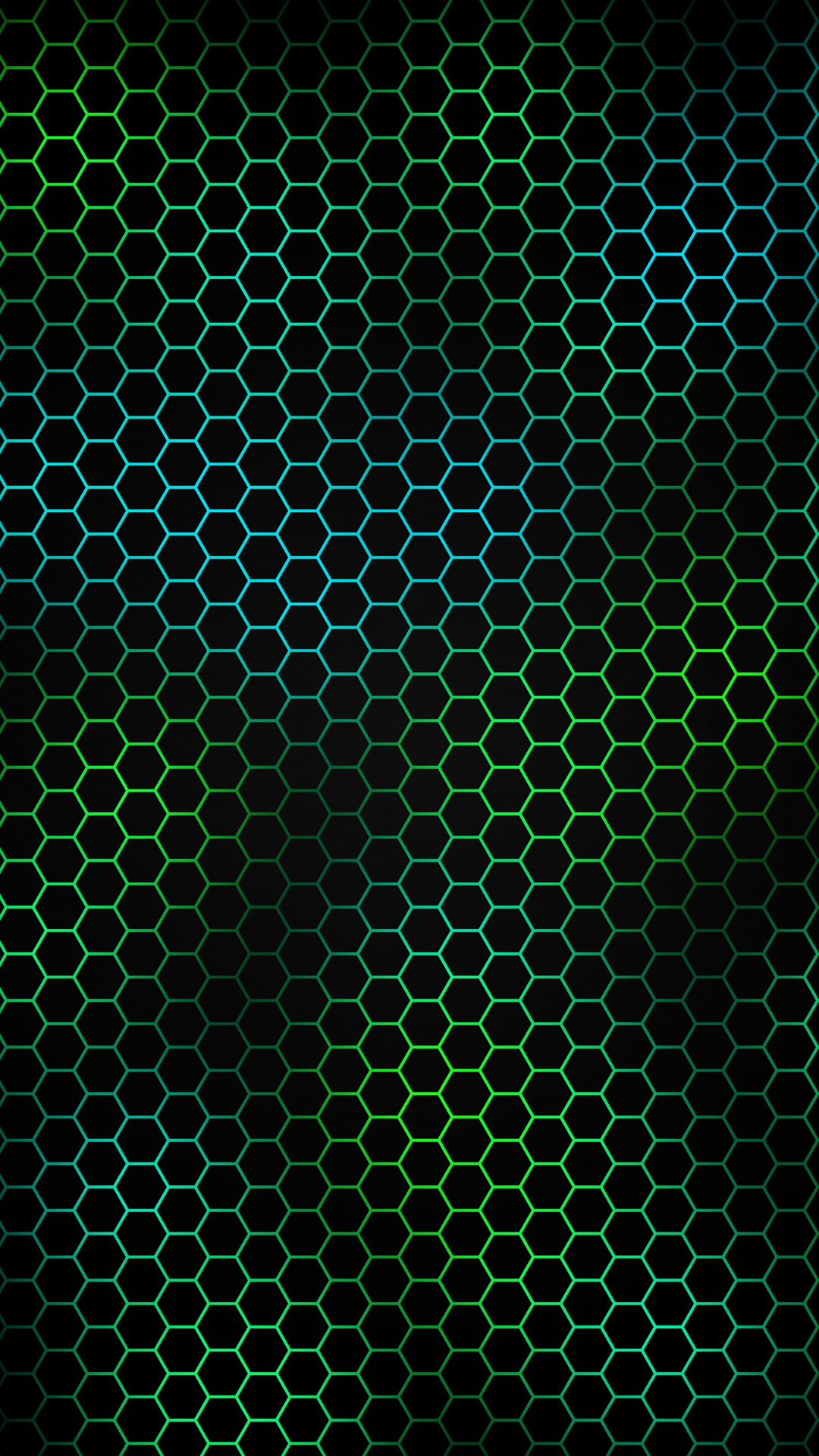 Blue And Green Hexagon Pattern Galaxy S4 Wallpaper