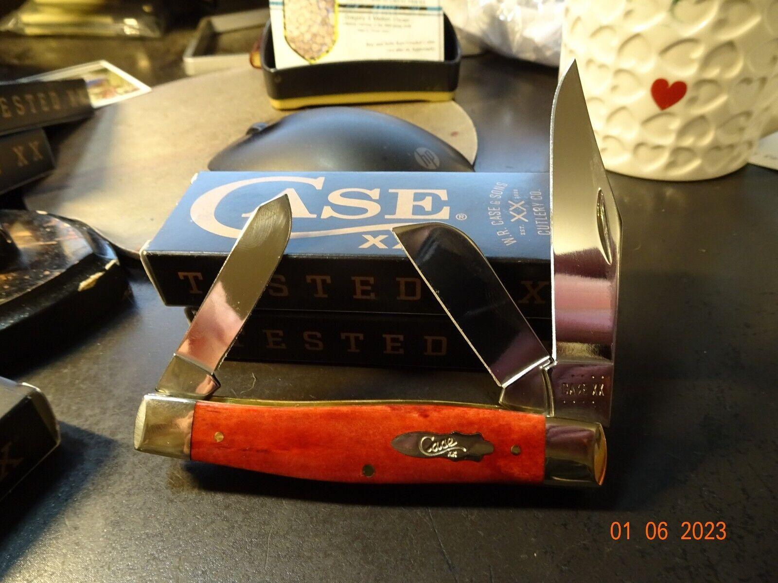 Case Amp Sons Model A Closed Red Smooth Bone
