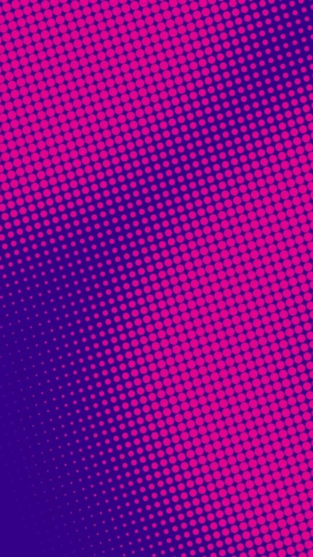 Purple Pink Dots Background For iPhone HD