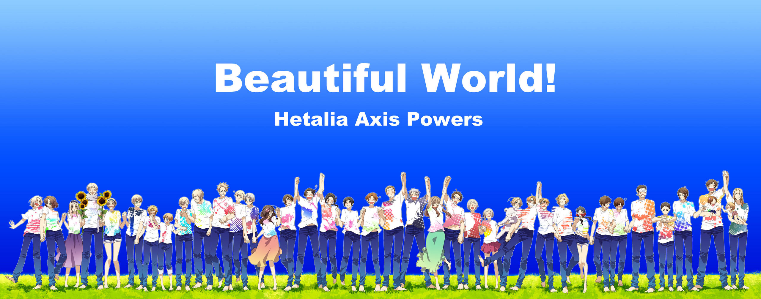 Beautiful World My Hetalia Family Rp Fan Art