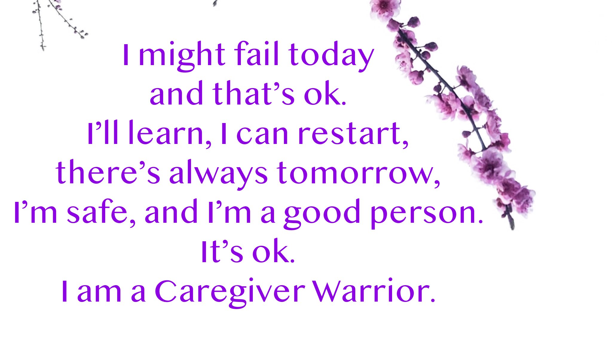 Caregiver Warrior On Weapon Of The Day I Might Fail