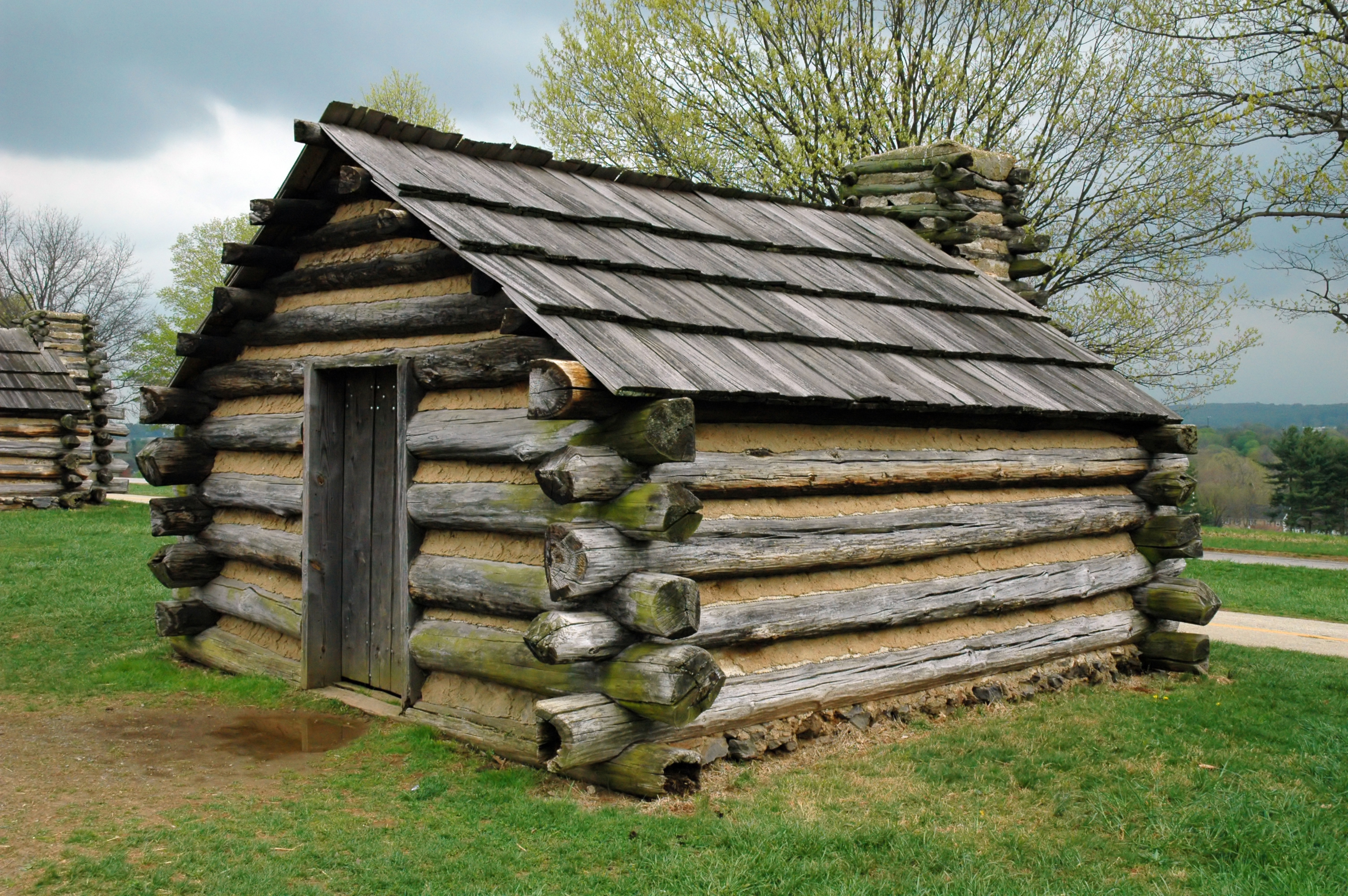 Replica Log Cabin At Valley Forge Pennsylvania