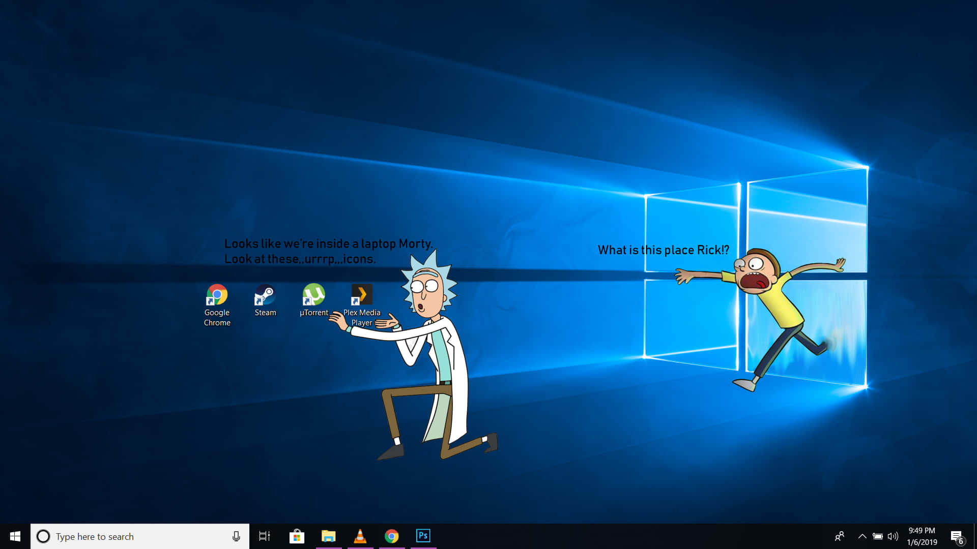 Rick And Morty Laptop Wallpaper