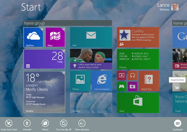 You Can More Easily Tweak The Start Screen In Windows Screenshot