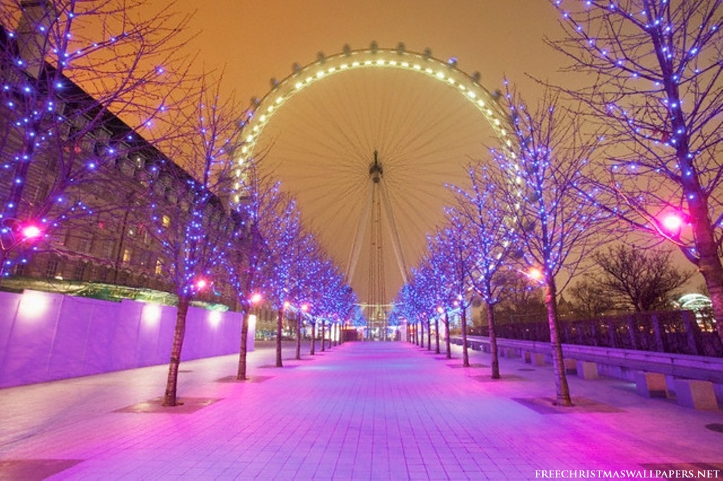 Christmas London Eye