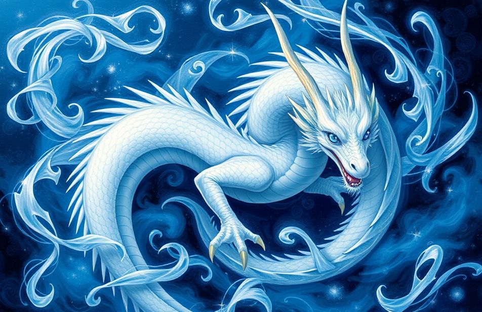 Blue Eyes White Dragon Wallpaper