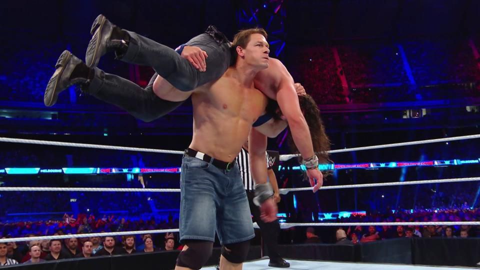 Wwe Wrestlemania Results Thuganomics John Cena Interrupts