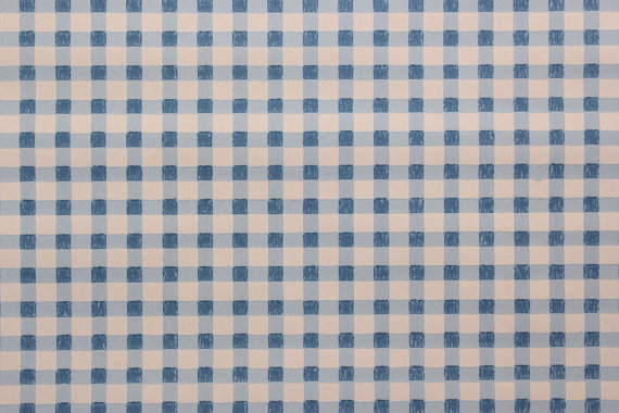 S Vintage Wallpaper Blue And White Gingham By Rosieswallpaper