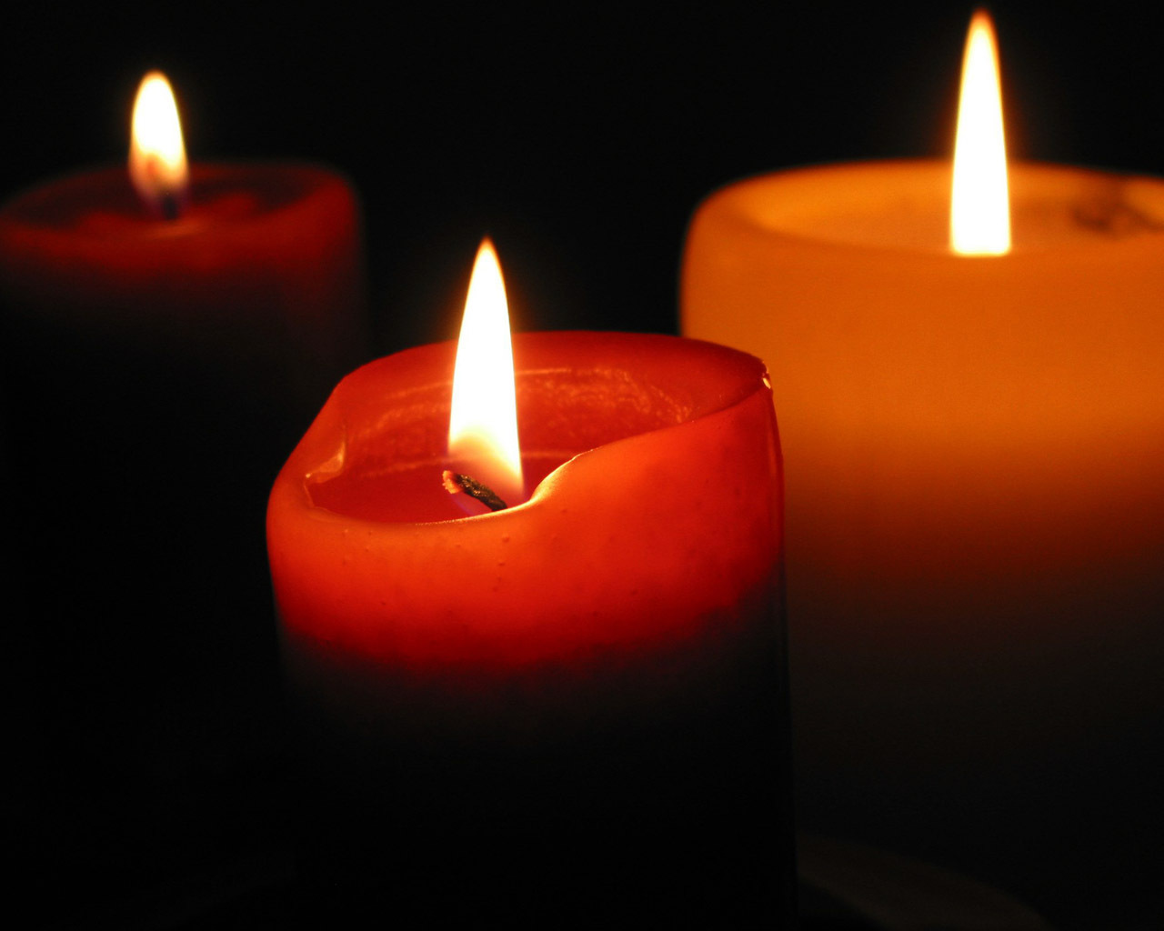 Candles Larawan Flickering Firelight HD Wolpeyper And Background
