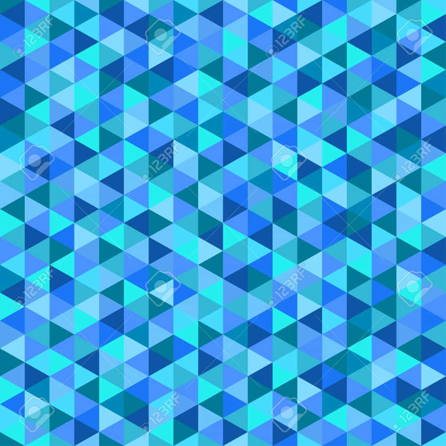 Blue Geometric Wallpaper