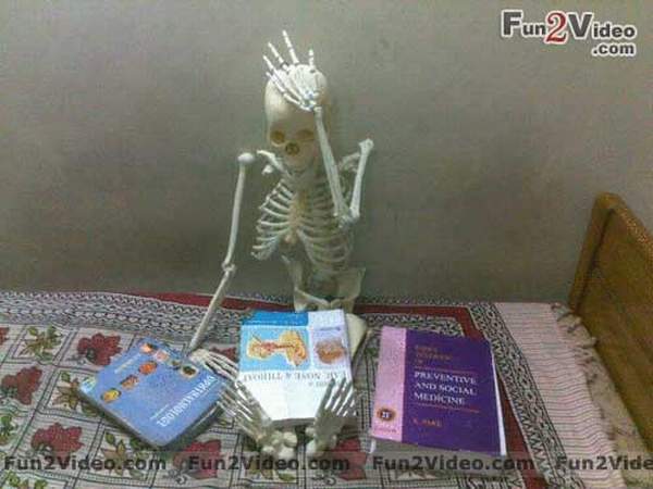 medical study funny student