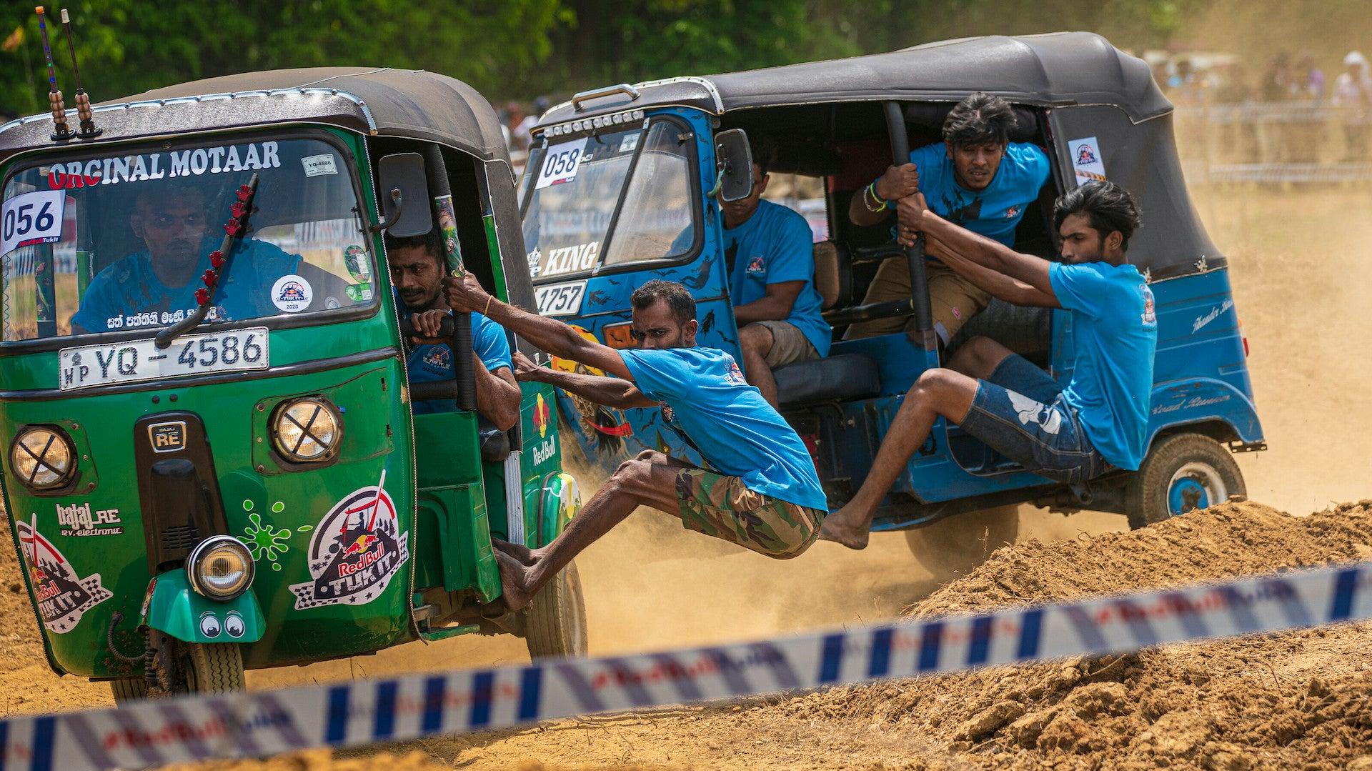 Three Wheeled Tuk Tuk Racing Is Real and Even Better Than It Sounds